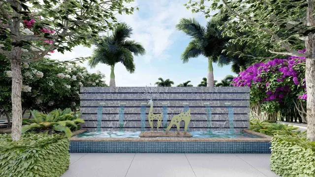 Adani Tatva Estates - water feature render thumbnail