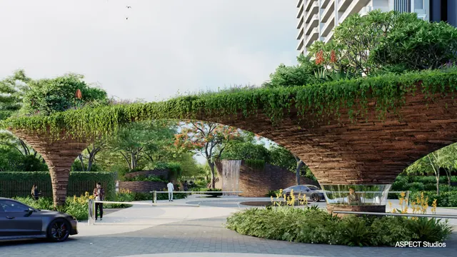 AIPL Riviera - landscaped arch entrance thumbnail