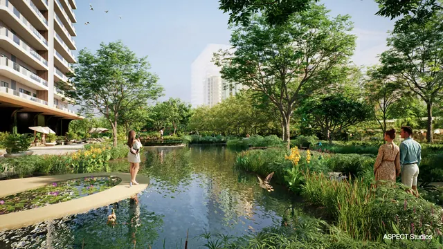 AIPL Riviera - lakeside landscape thumbnail