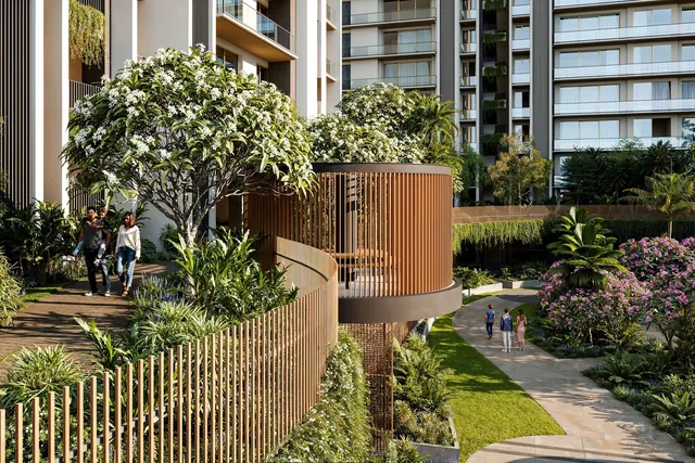 Conscient Parq - landscaped podium walkway thumbnail