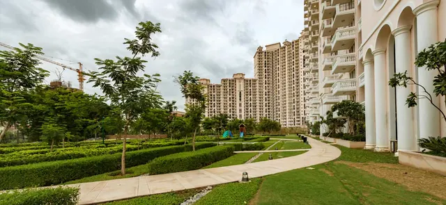 DLF Regal Gardens - landscaped gardens and towers (real photo) thumbnail