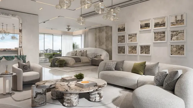 Elan The Emperor - living room interior render thumbnail