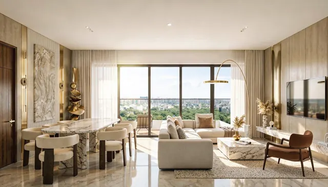 Eldeco Camelot - Living and dining thumbnail