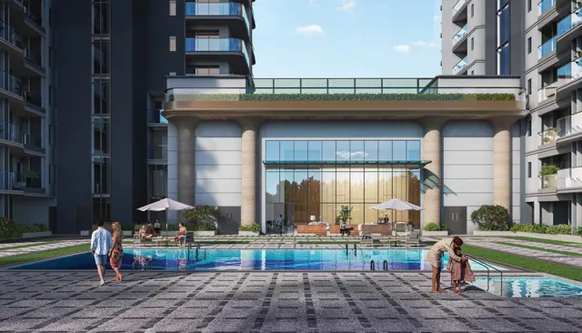 Eldeco Camelot - Clubhouse and pool thumbnail