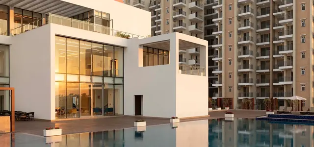 Godrej Aria - clubhouse and pool thumbnail