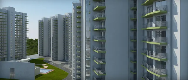 Godrej Frontier - towers and landscape render thumbnail