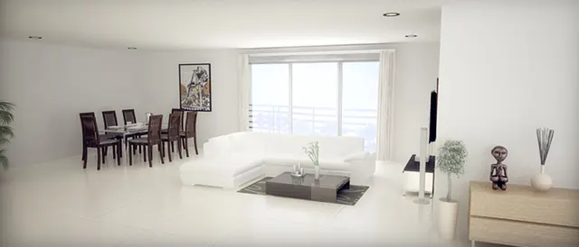 Godrej Frontier - sample flat living room thumbnail