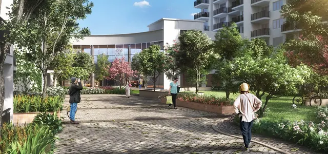 Godrej Habitat Gurgaon - landscaped walkway thumbnail