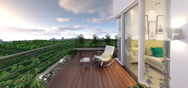 Godrej Oasis - balcony deck view thumbnail