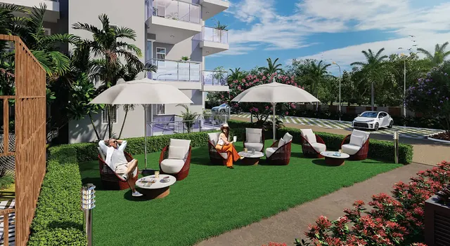 Godrej Suprema - landscaped lawn thumbnail