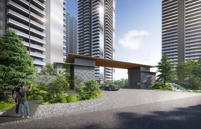 Krisumi Waterside Residences - entrance gate driveway thumbnail
