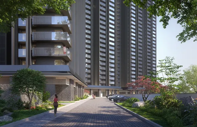 Krisumi Waterside Residences - tower drop-off driveway thumbnail