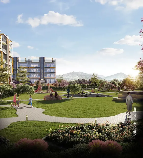 M3M Antalya Hills - landscaped park (portrait) thumbnail