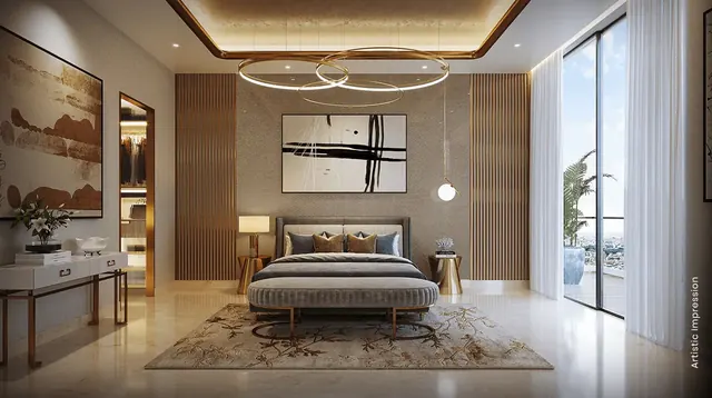 M3M Crown - bedroom interior thumbnail