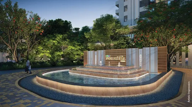 M3M Forestia West - entrance water feature thumbnail