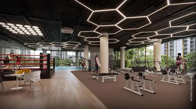 M3M Golf Hills - gymnasium interior thumbnail