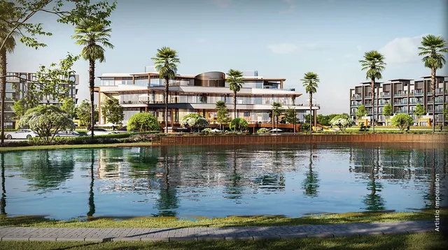 M3M Soulitude - low-rise blocks across lake thumbnail