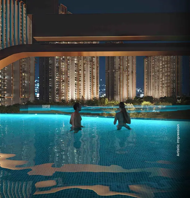 M3M St Andrews - All-weather infinity pool, render thumbnail