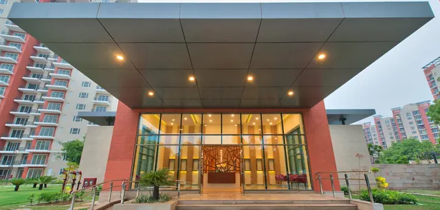 Mahindra Aura - clubhouse entrance (real photo) thumbnail