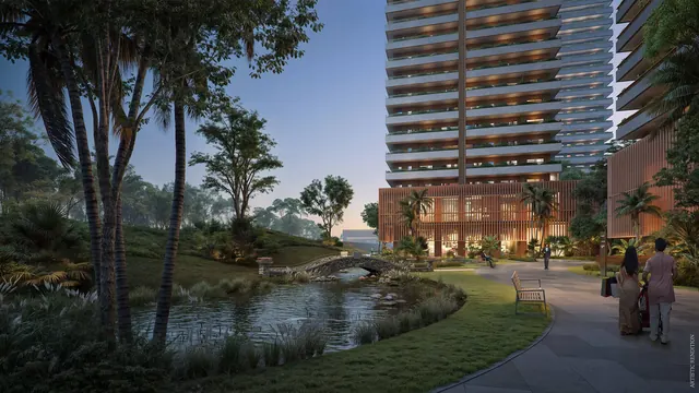 Max Estates 360 - landscaped pond walk (render) thumbnail
