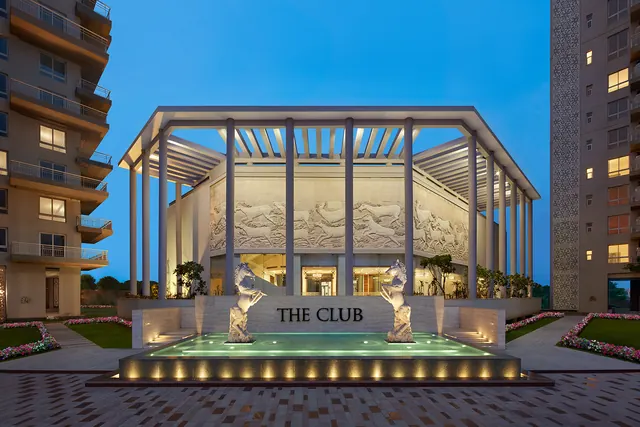 Puri Diplomatic Greens - The Club pavilion at dusk (real photo) thumbnail