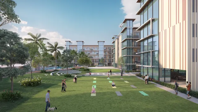 Signature Global City 79B - central lawn between floors thumbnail