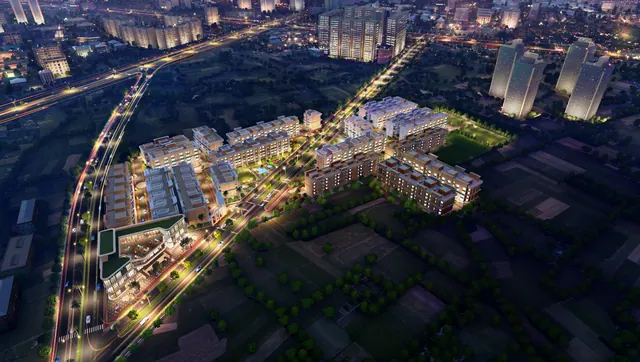 Signature Global City 81 - night aerial view thumbnail
