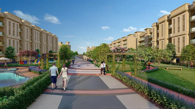 Signature Global City 92 - landscaped walkway thumbnail