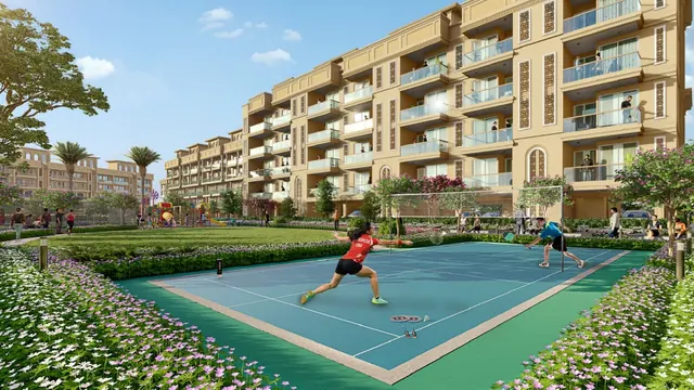 Signature Global City 92 - badminton court and landscape thumbnail
