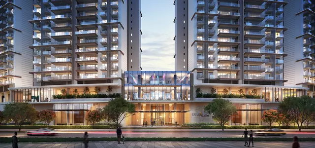 Signature Global Deluxe DXP 37D - towers and drop-off elevation thumbnail
