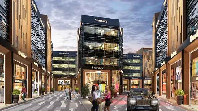 Signature Global SCO 37D - Central retail street render thumbnail