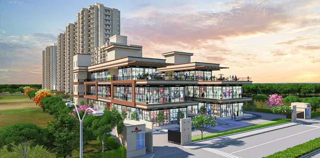 Signature Global Signum 37D IV - Street-side view render thumbnail