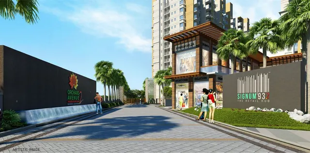 Signature Global Signum 93-2 - Artistic impression of the entrance with Signum 93-2 signage thumbnail