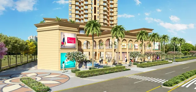 Signature Global Signum 95 - Artistic impression of the corner elevation thumbnail