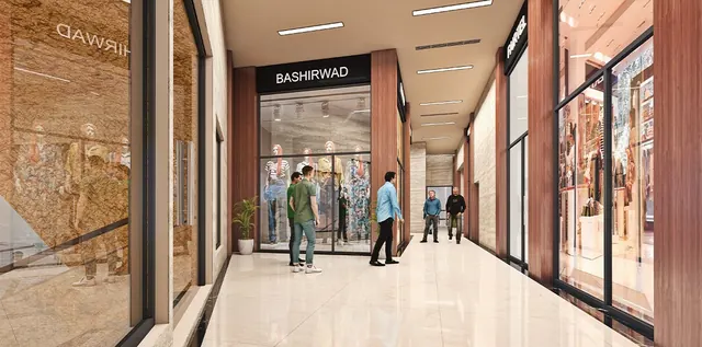 Signature Global Signum Plaza 37D II - Internal shopping corridor render thumbnail