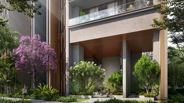 Signature Global Titanium SPR - tower entrance and landscape thumbnail