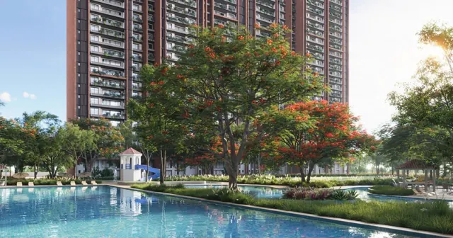 Sobha Aranya Gurgaon - Sobha Aranya towers above the lagoon pool thumbnail