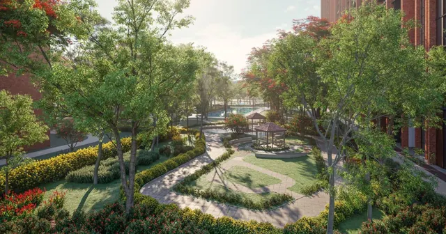 Sobha Aranya Gurgaon - Landscaped central greens thumbnail