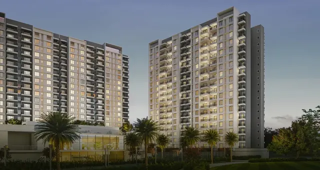 Sobha City Gurgaon - towers at dusk thumbnail