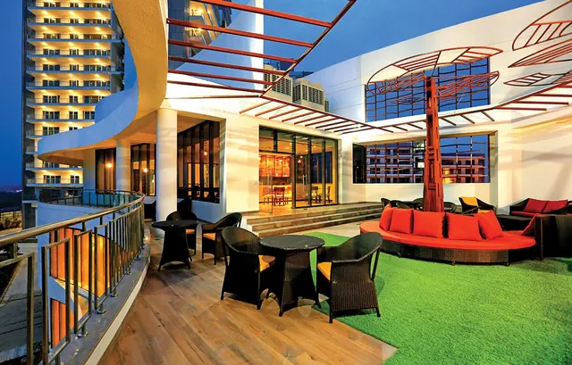 Tata Gurgaon Gateway - clubhouse terrace lounge (actual photo) thumbnail