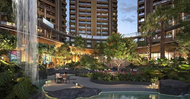 Whiteland Westin Residences - Water feature and landscaped court thumbnail