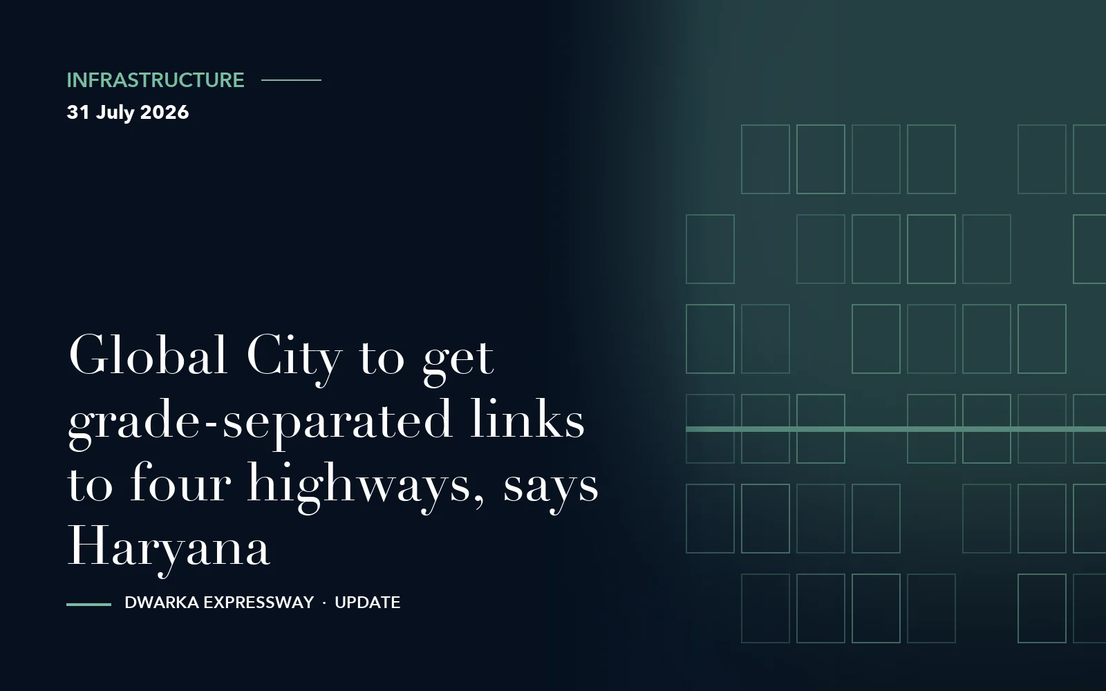 Global City to get grade-separated links to four highways, says Haryana